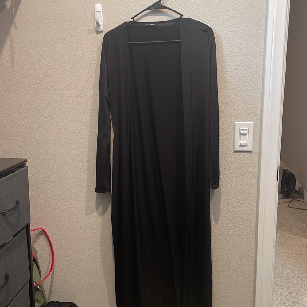 Black cardigan